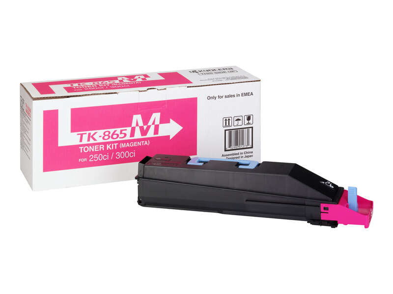 Kyocera TK865 Magenta Original Toner Cartridge - 1T02JZBEU0/TK865M