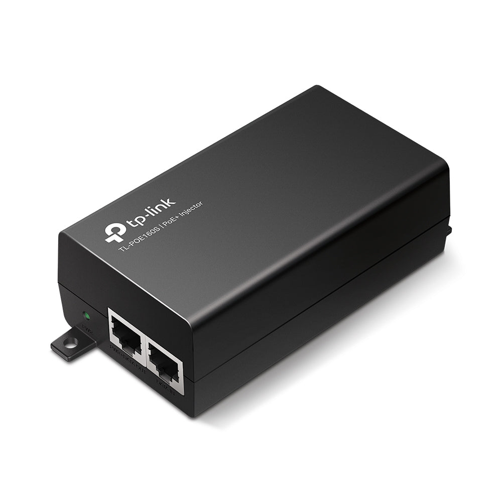 Inyector POE gigabit 802.3af/at autodetermina los requisitos de energia necesarios hasta 30w con 2 puertos gigabit hasta