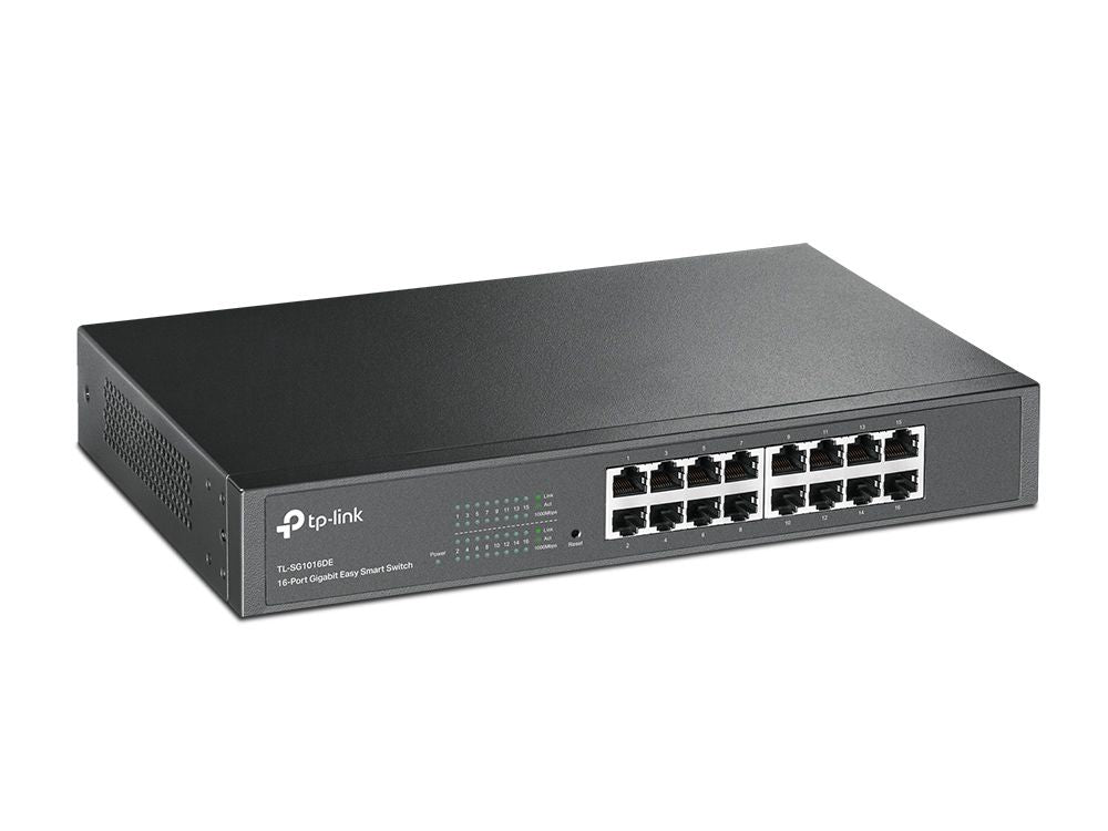 SWITCH TP-LINK ETHERNET 16 PUERTOS TL-SG1016DE RACK GESTIONABLE