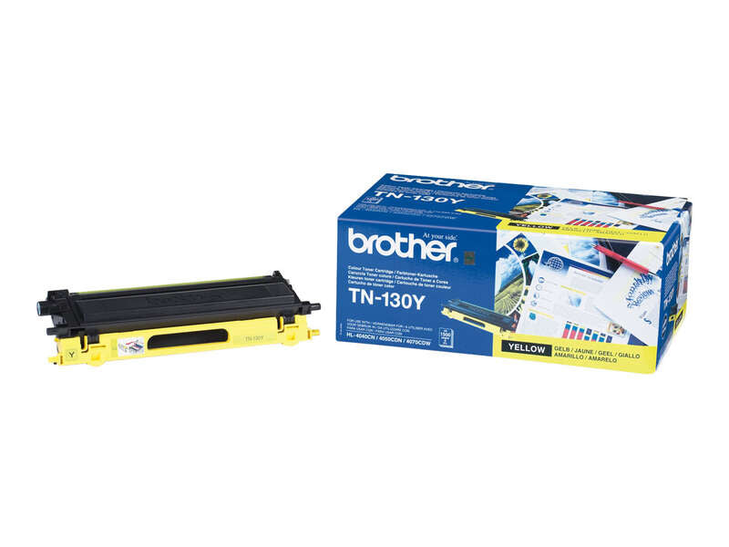 Brother TN130 Yellow Original Toner Cartridge - TN130Y