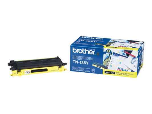 Brother TN135 Yellow Original Toner Cartridge - TN135Y
