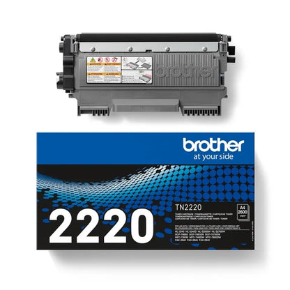 Brother TN2220 Negro Cartucho de Toner Original. 2.600 Paginas