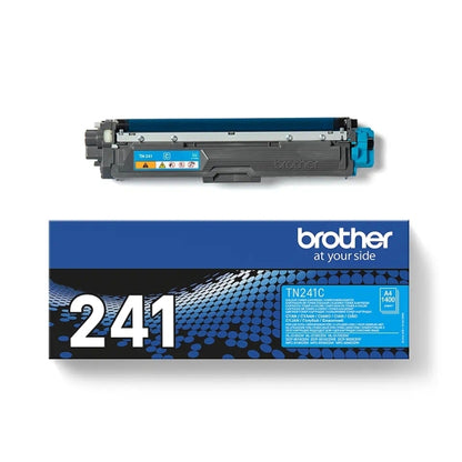 Brother TN241 Cyan Cartucho de Toner Original - TN241C. 1.400 Paginas