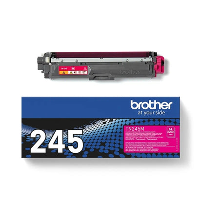 Brother TN245 Magenta Cartucho de Toner Original - TN245M. 2.200 Paginas