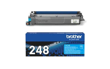 Brother TN248 Cyan Cartucho de Toner Original - TN248C. 1.000 Paginas