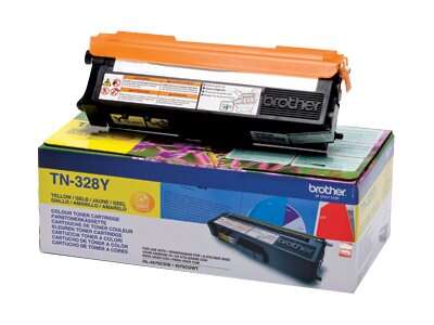 Brother TN328 Amarillo Cartucho de Toner Original - TN328Y. 6.000 Paginas
