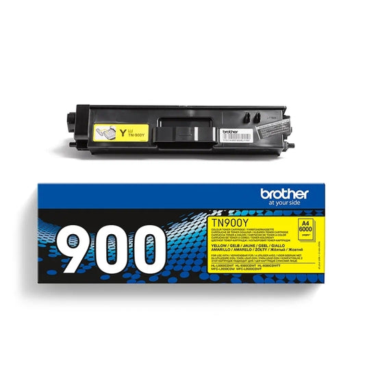 Brother TN900 Yellow Original Toner Cartridge - TN900Y