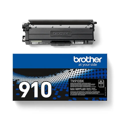 Brother TN910 Negro Cartucho de Toner Original - TN910BK. 9.000 Paginas