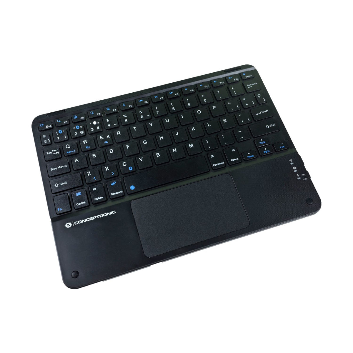 Teclado Mini CONCEPTRONIC 10" BT Negro (TOBIN01BES)