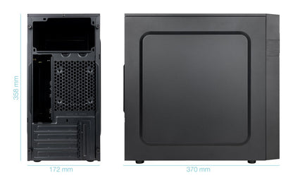 Caja Tooq IsoBox Ultra 500W USB-C mATX (TQC-4701-SP)