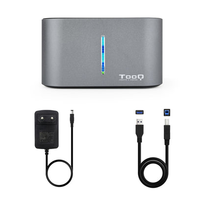 Dock Station TooQ 2.5"/3.5" USB3.0/3.1 Gris (TQDS-805G)