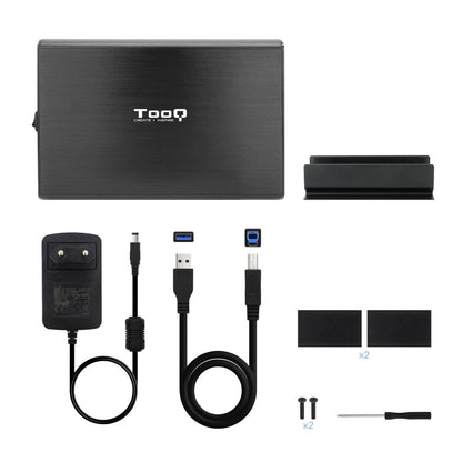 Caja TooQ HDD 3.5" USB-B 3.0 Negra (TQE-3531B)