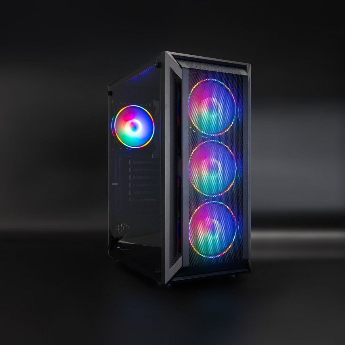 Caja Gaming TooQ Ragnarok RGB ATX Negra (TQGCC101-B)
