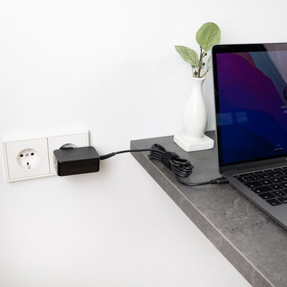 Cargador TooQ USB-C PD 45W Negro (TQLC-USBCGAN45PD)
