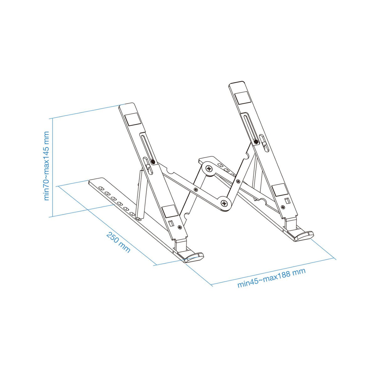 Soporte Elevador TooQ 11-15" 5Kg Plata (TQLRS0033-AL)