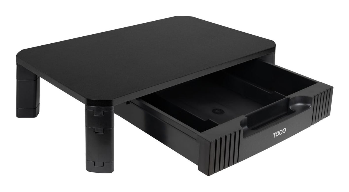 Soporte Elevador TooQ Monitor con Cajón Negro(TQMMPD02)
