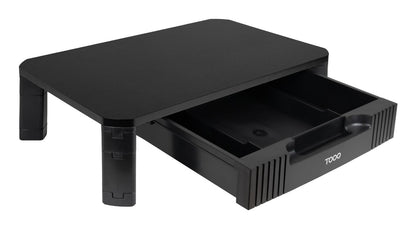 Soporte Elevador TooQ Monitor con Cajón Negro(TQMMPD02)