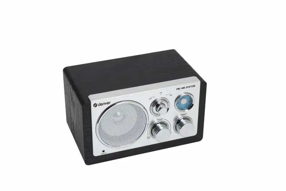 Radio Denver analógica AM/FM con entrada AUX (TR-63B)