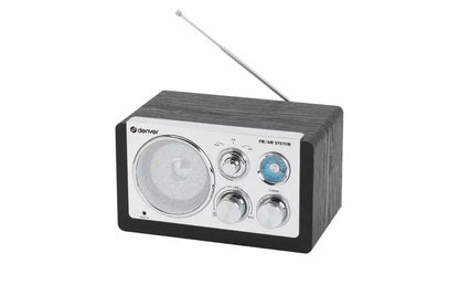 Radio Denver analógica AM/FM con entrada AUX (TR-63B)
