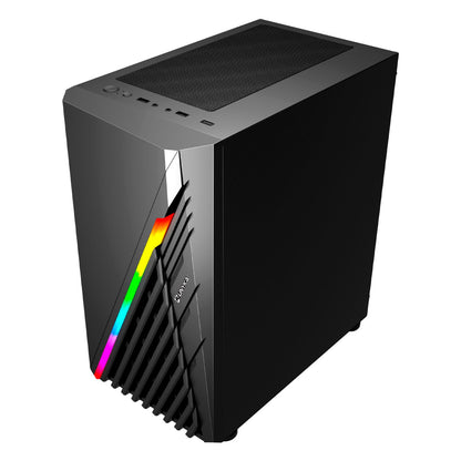 Caja UNYKA Mini Glayze ARGB mATX Negra (UK113021)