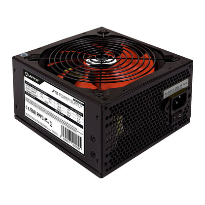 Fuente UNYKA ATX 550W 140mm Negra/Roja (UK210551)
