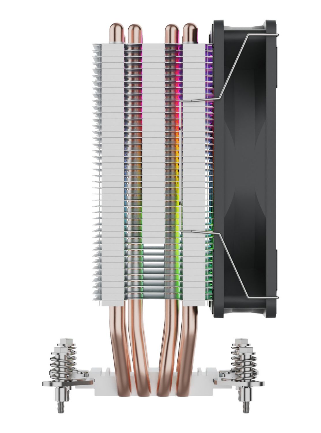 Ventilador UNYKA UNYCOOL H40 ARGB 90mm Gris (UK324101)