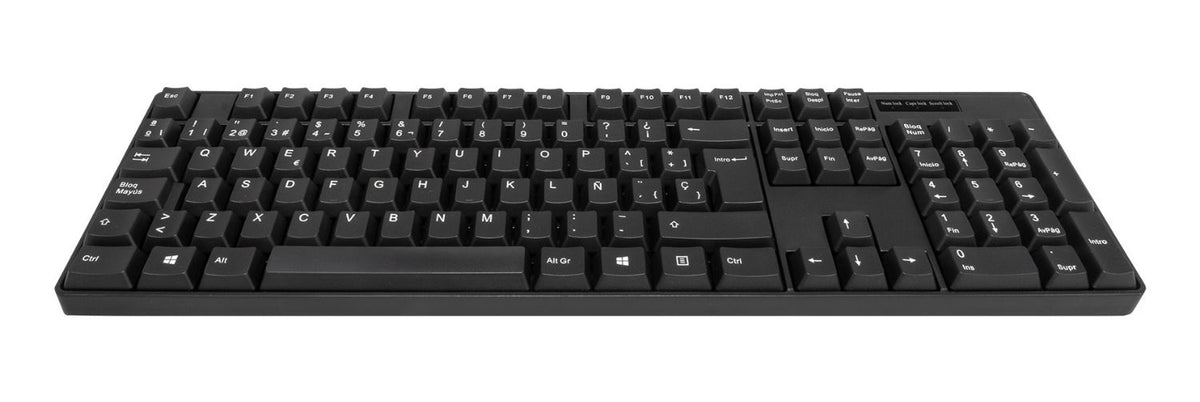 Teclado+Ratón UNYKA OEM USB 1200dpi Negro (UK50545)