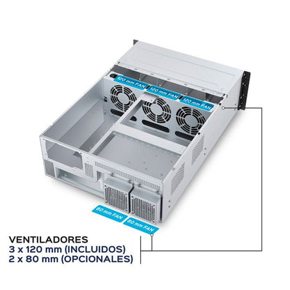 Servidor Rack UNYKA HSW4U6508 8 Bahías (UK80.40.6508)