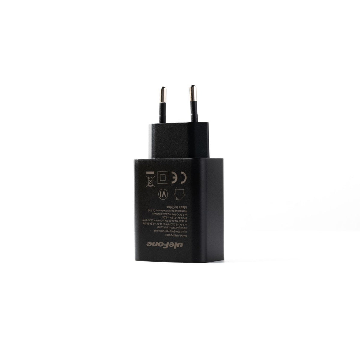 Cargador Pared Ulefone 33W USB-C Negro (ULECHARGER33W)