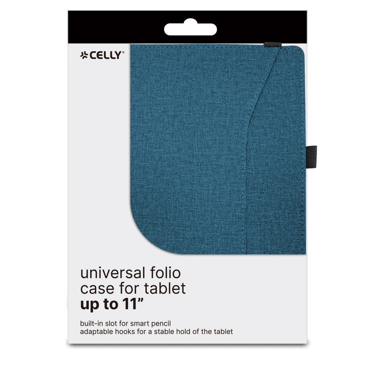 Funda CELLY Folio Tablet 9"-11" Azul (UNIFOLIOTAB11BL)