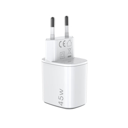 Cargador Pared CELLY 2USB-C 45W Blanco (UPTC2USBC45WWH)