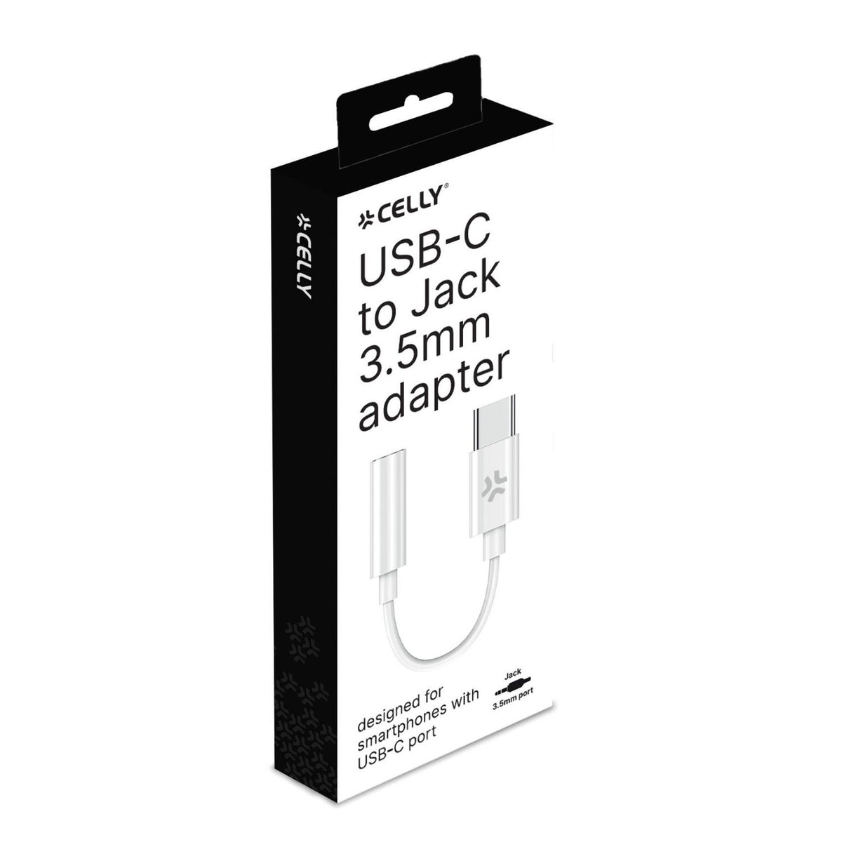 Adaptador CELLY USB-C a 3.5mm Blanco (USBCJACKADAPT)