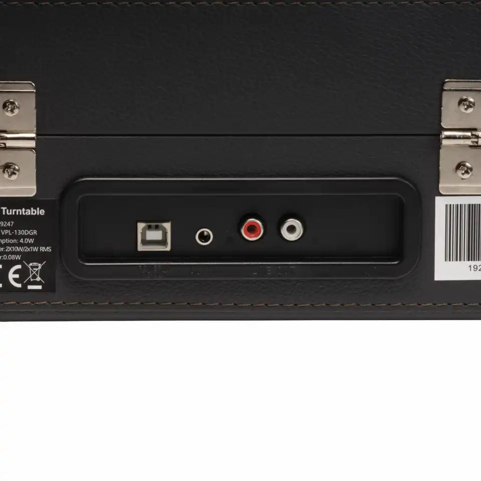 Tocadiscos DENVER Tipo Maleta USB/3.5mm/AUX(VPL-130DGR)