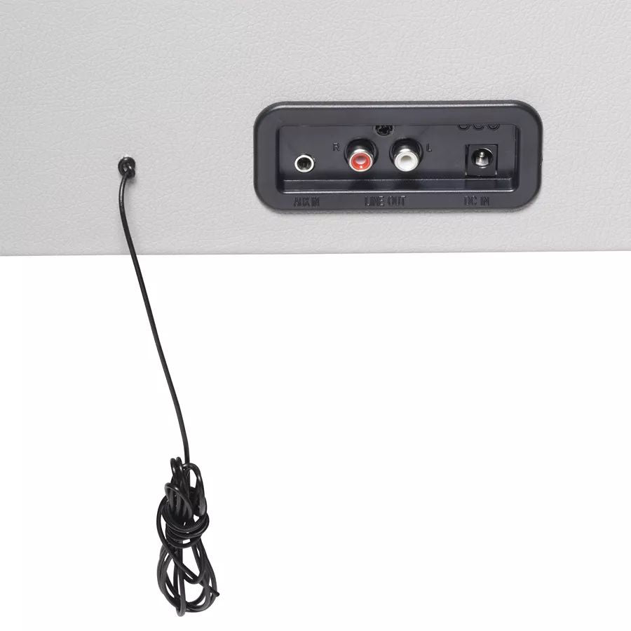 Tocadiscos DENVER BT USB MP3 FM Negro/Gris (VPR-250)
