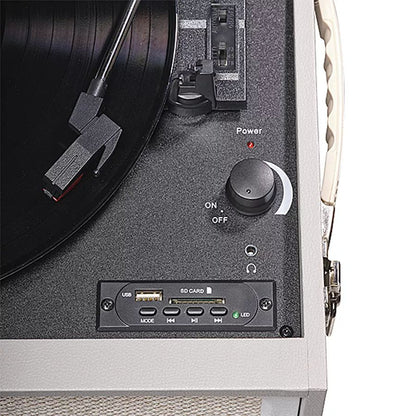 Tocadiscos DENVER BT USB MP3 FM Negro/Gris (VPR-250)