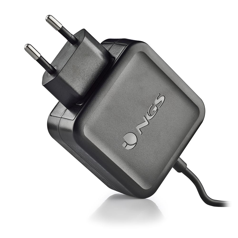 Cargador Pared NGS 45W Cable USB-C Negro (W-45WTYPEC)