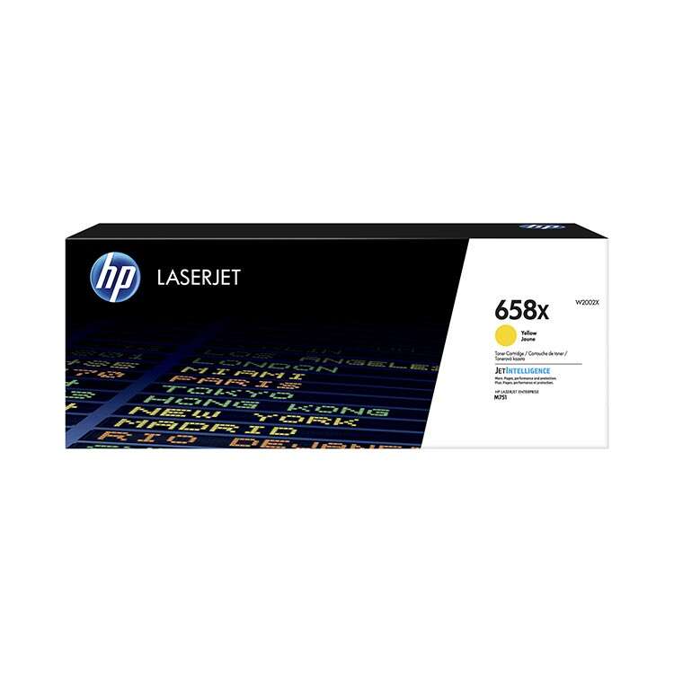 HP W2002X Yellow Original Toner Cartridge - 658X
