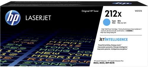 HP W2121X Cyan Original Toner Cartridge - 212X