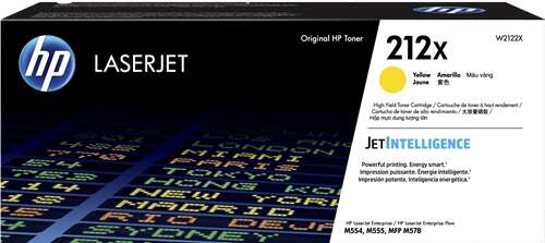 HP W2122X Yellow Original Toner Cartridge - 212X