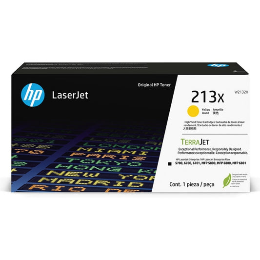 HP W2132X Yellow Original Toner Cartridge - 213X