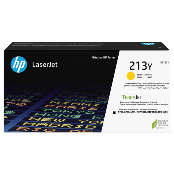 HP W2132Y Yellow Original Toner Cartridge - 213Y