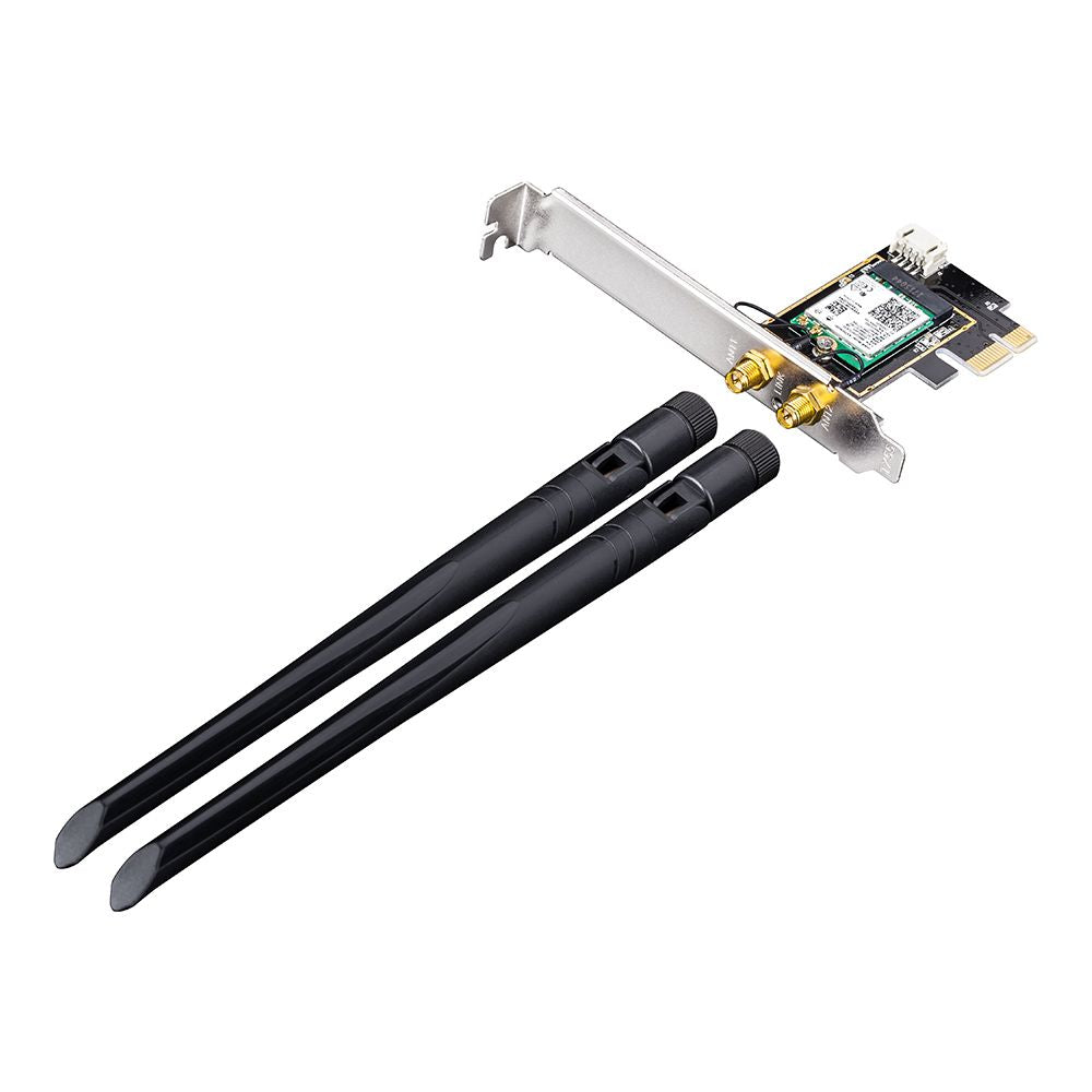 Adaptador CUDY AX5400 PCIe WiFi 6E BT Negro (WE3000)