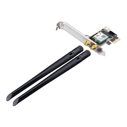Adaptador CUDY AX5400 PCIe WiFi 6E BT Negro (WE3000)