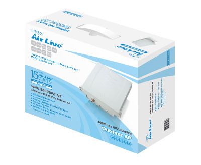 Pto Acceso Air Live 1xRJ45 PoE Blanco (WHA-5500CPE-NT)
