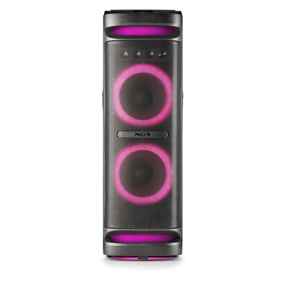 Altavoz NGS DJ RGB 4000W BT/USB/Aux Negro (WILDSPACE3)