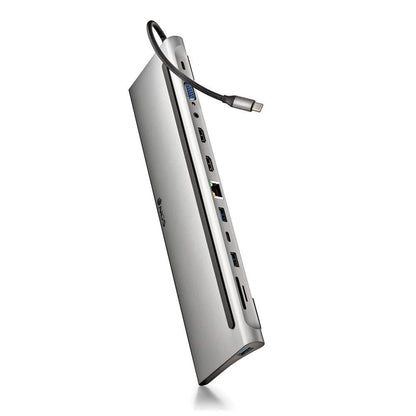 Dock Station NGS USB-C 12en1 Plata (WONDERDOCK12)