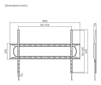 Soporte Pared AISENS 60"-120" inclina (WT120F-293)