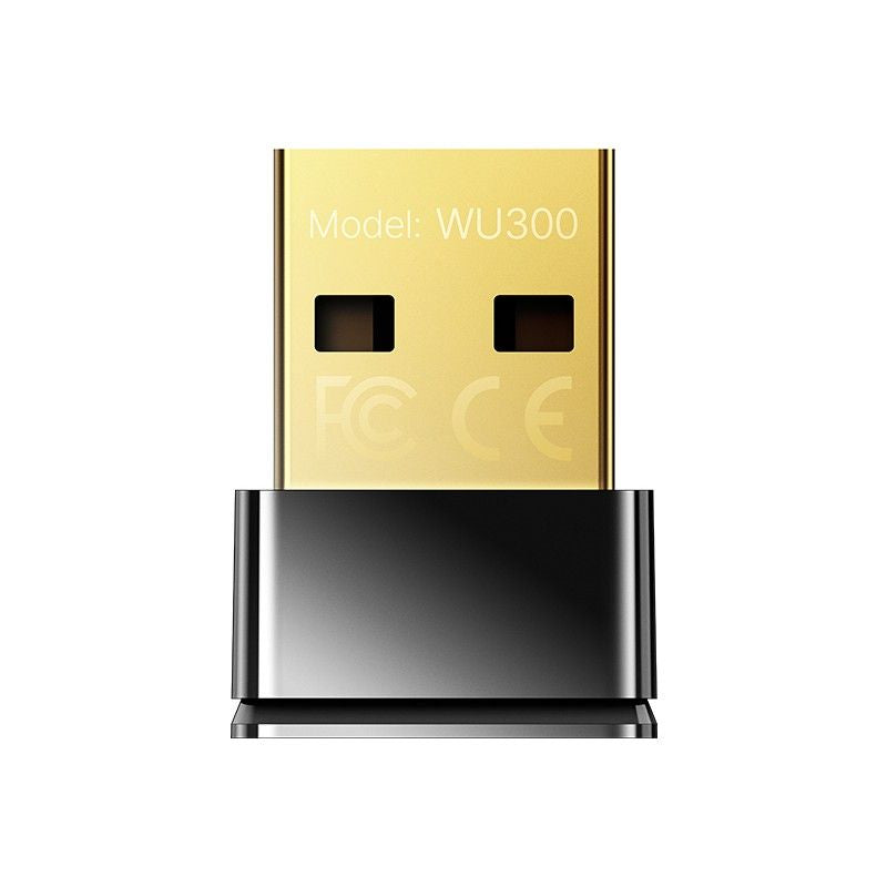 Adaptador CUDY Nano USB AX300 WiFi 6 Negro (WU300)