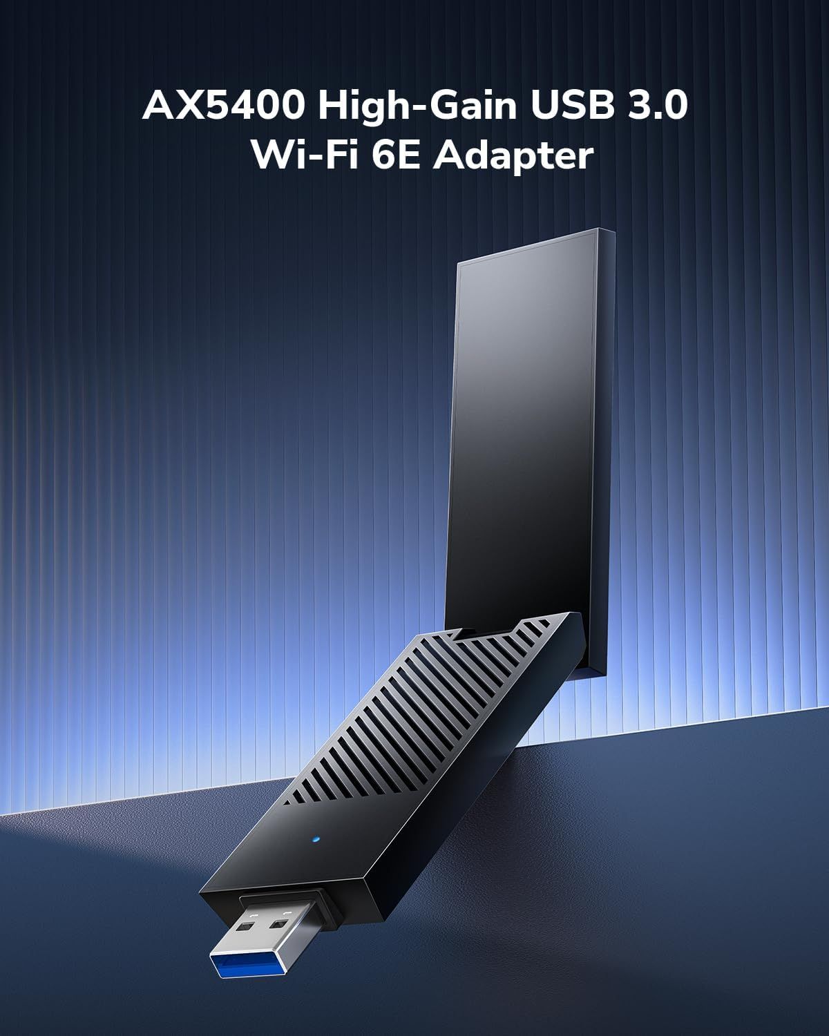 Adaptador CUDY AX5400 USB 3.0 WiFi 6E Tri-Band (WU5400)