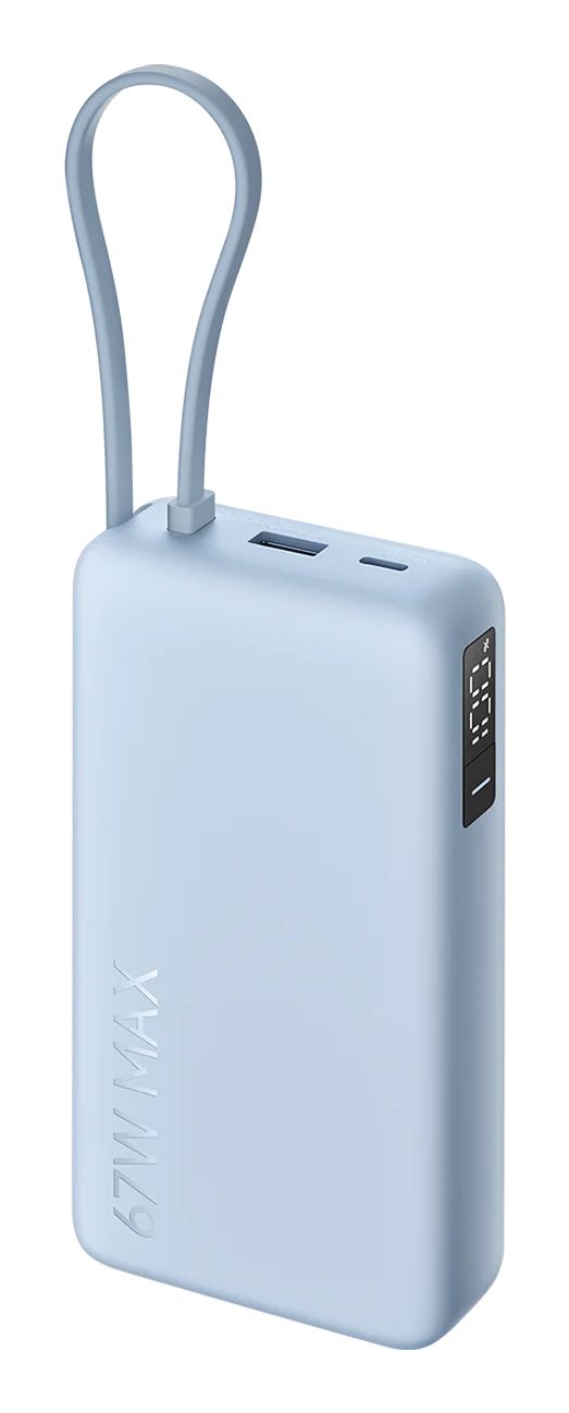 PowerBank XIAOMI 20000mAh 67W USB-A/C Azul (BHR08O8GL)